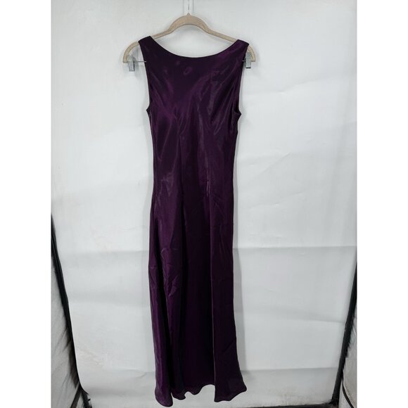 Alex Evenings Maxi Dress Women 6 Purple Mother Of The Bride Wedding Guest Glam - Picture 2 of 7